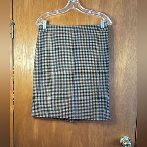 Classic Houndstooth J Crew Mercantile Skirt Sz 4